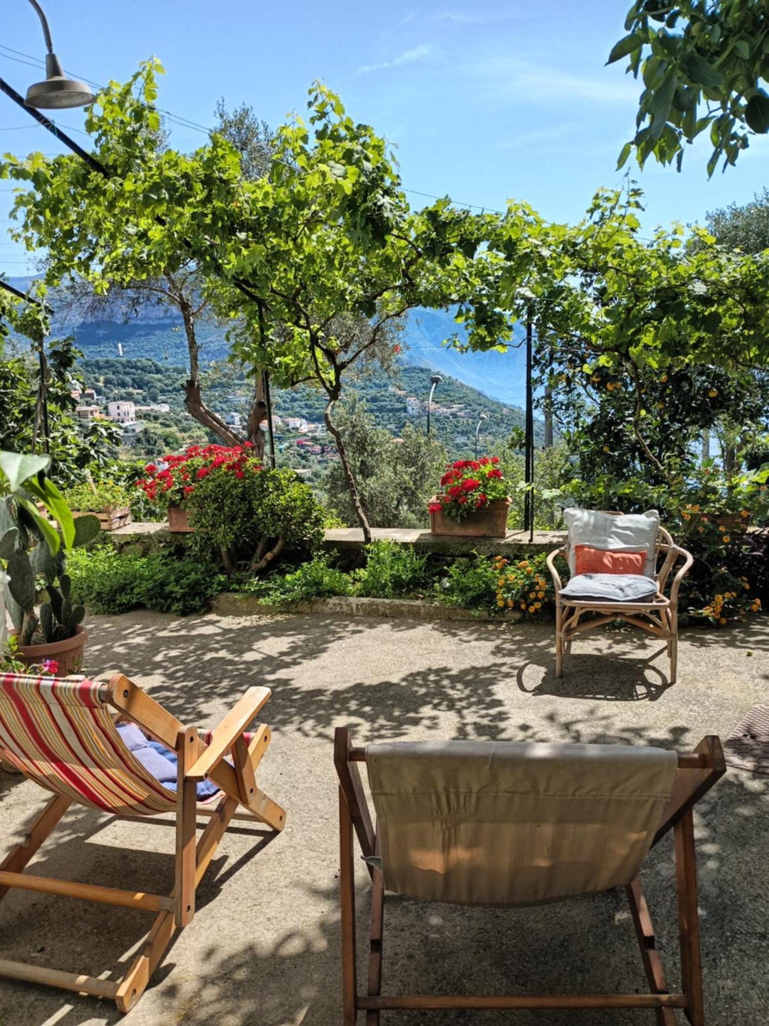 Amalfi Coast, Positano, Sorrento, Capri, Garden, Villa Carcara Colli di Fontanelle Exterior photo